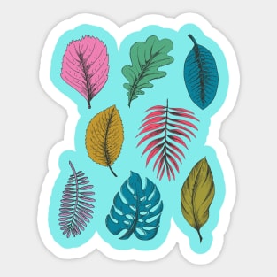 Tropical Leaves #2 Sticker